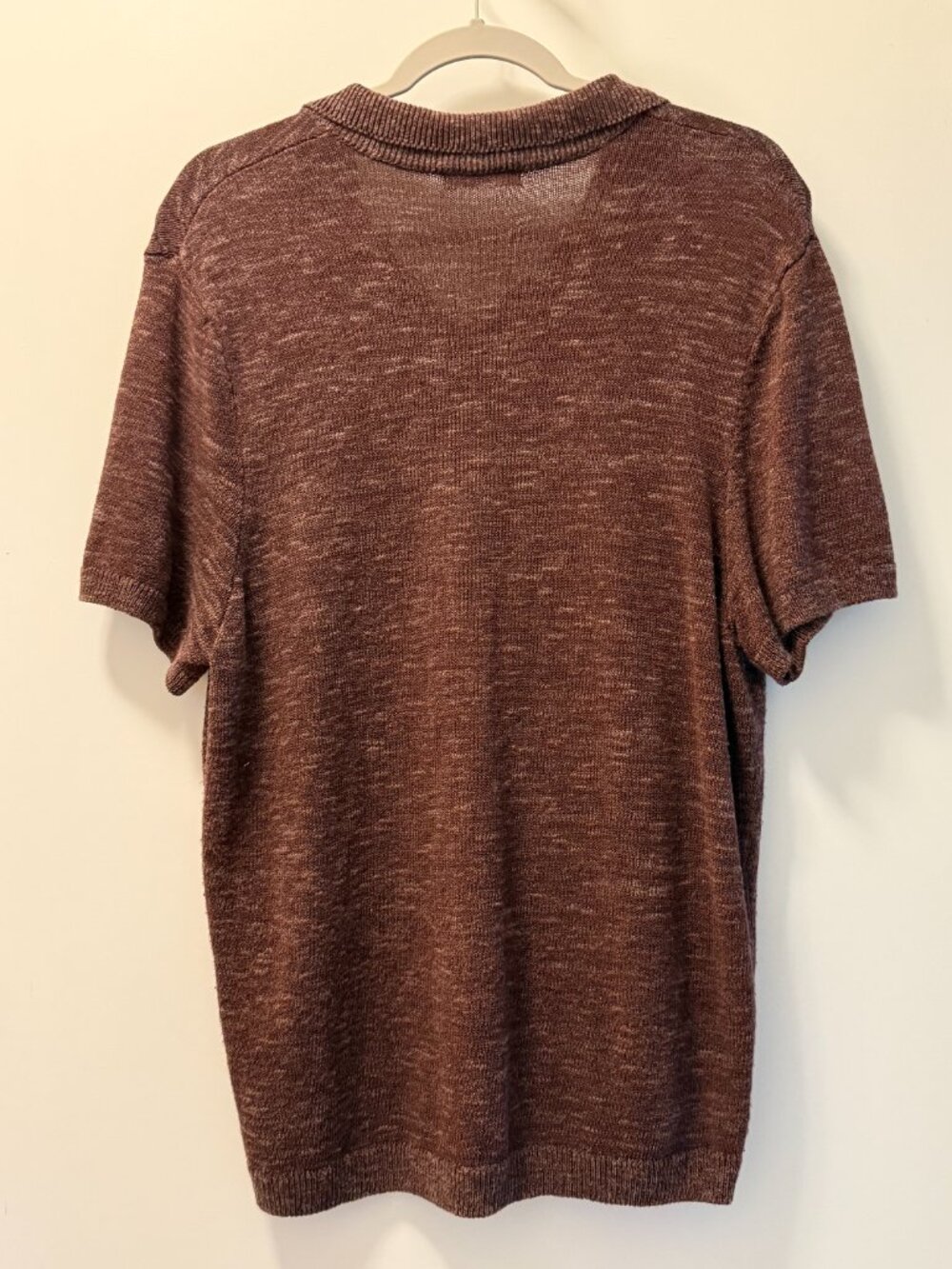 TEXTURED KNIT POLO SHIRT - Picture 4 of 5